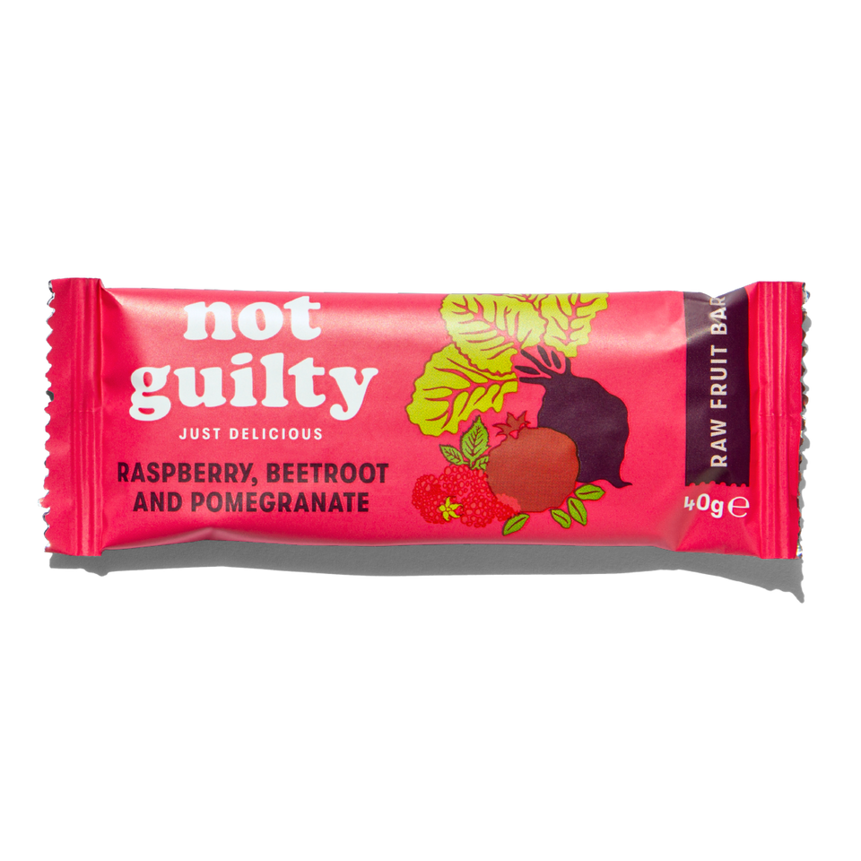 not guilty - just delicious | Raspberry, Beetroot & Pomegranate Fruit Bar